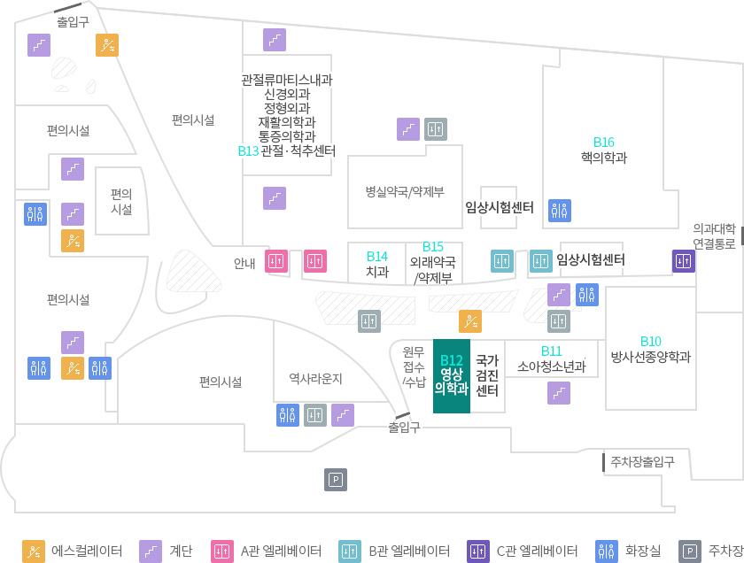 층별안내 B1 임상시험센터